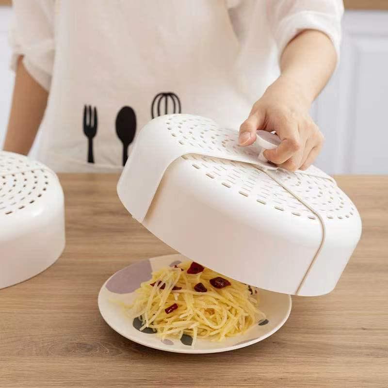 Foldable Food Cover, Anti-mosquito Plastic Breathable Dining Table Lids, Anti-fly Dustproof Vegetable Cover, Kitchen Specialty Tool Foldable Food Cover, Anti-mosquito Plastic Breathable Dining Table Lids, Anti-fly Dustproof Vegetable Cover, Kitchen Specialty Tool